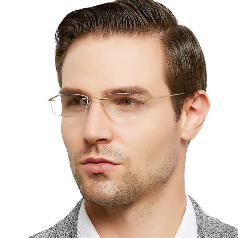 amazon men's reading glasses|men's rimless reading glasses.